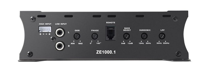 AUDIOZERONE Car Audio Amplifier ZE1000.1 2000W Monoblock Class D MOSFET Subwoofer Audio, 1-4 Ohm Stable, Low Pass Crossover, Mosfet Power Supply, Stereo - Image 3